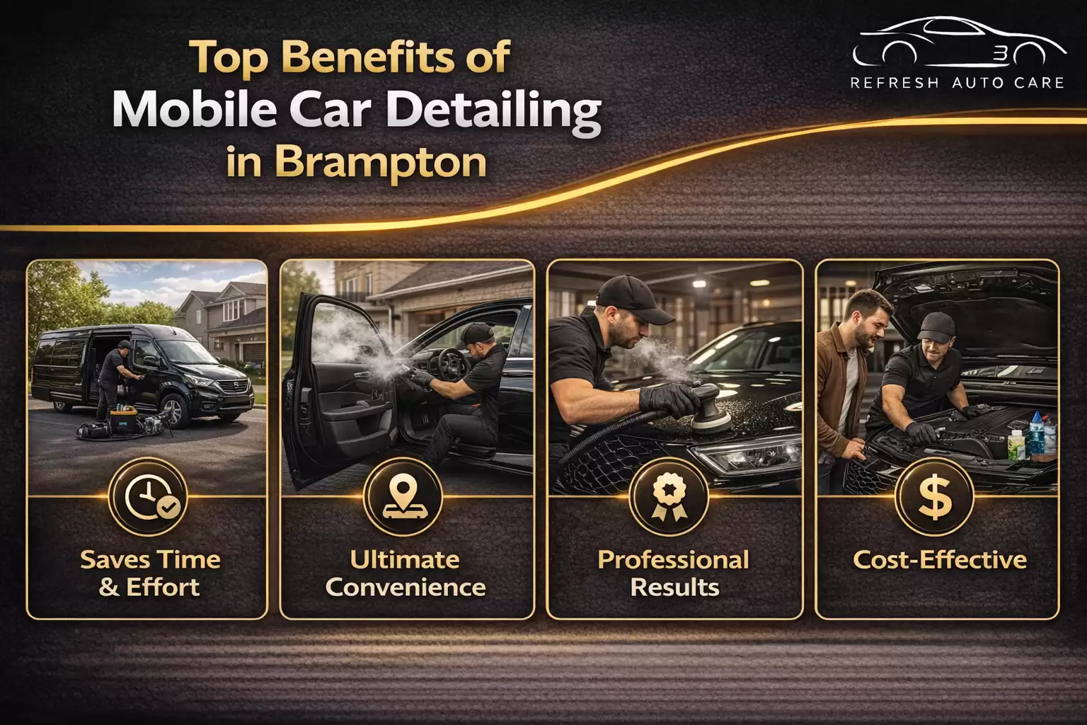 Top Benefits of Mobile Car Detailing in Brampton
