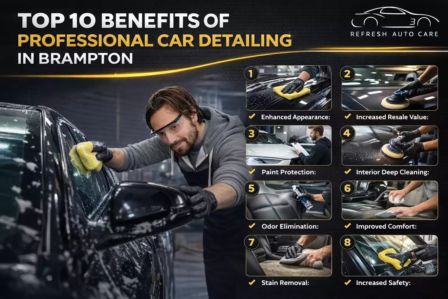 Top 10 Benefits of Professional Car Detailing in Brampton
