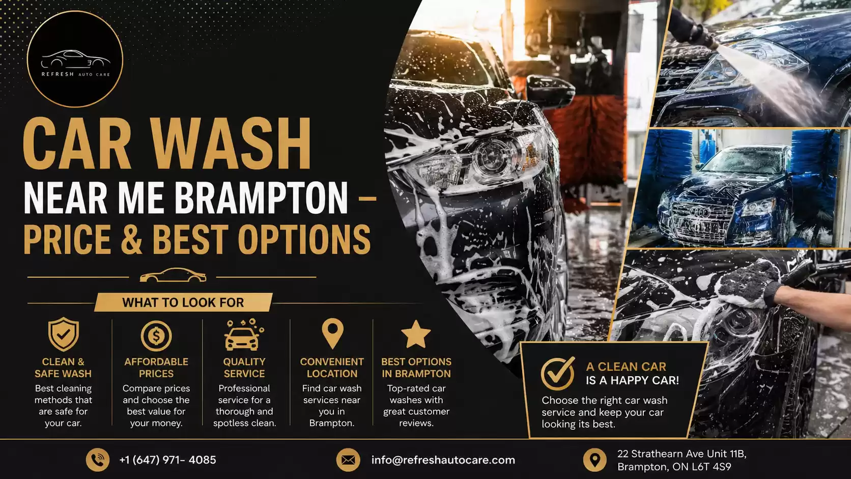 Car Wash Near Me Brampton – Price & Best Options