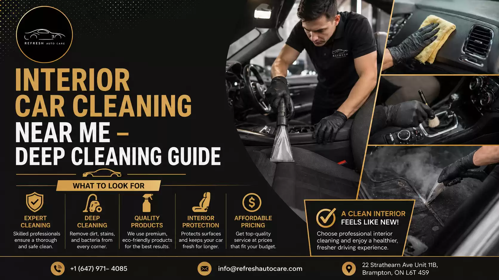 Interior Car Cleaning Near Me – Deep Cleaning Guide