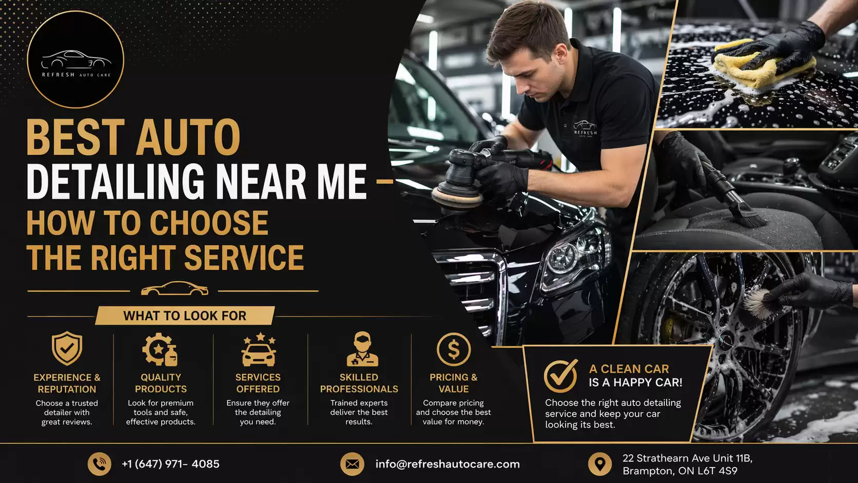 Best Auto Detailing Near Me – How to Choose the Right Service