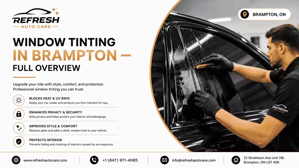 Window Tinting Cost in Brampton — Full Overview 2026
