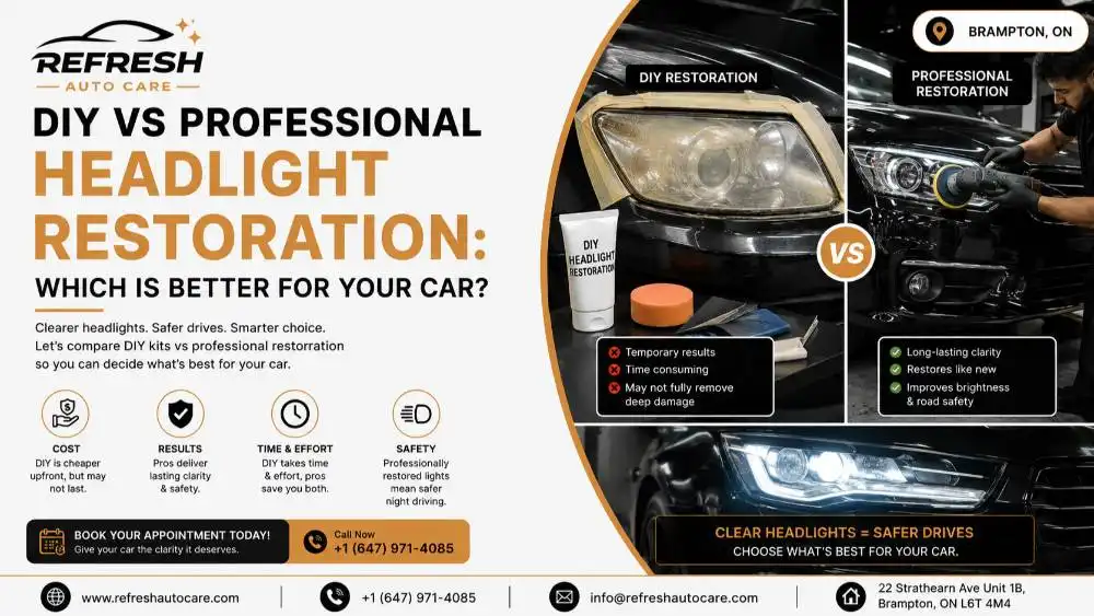 DIY vs Professional Headlight Restoration: Which Is Better for Your Car?