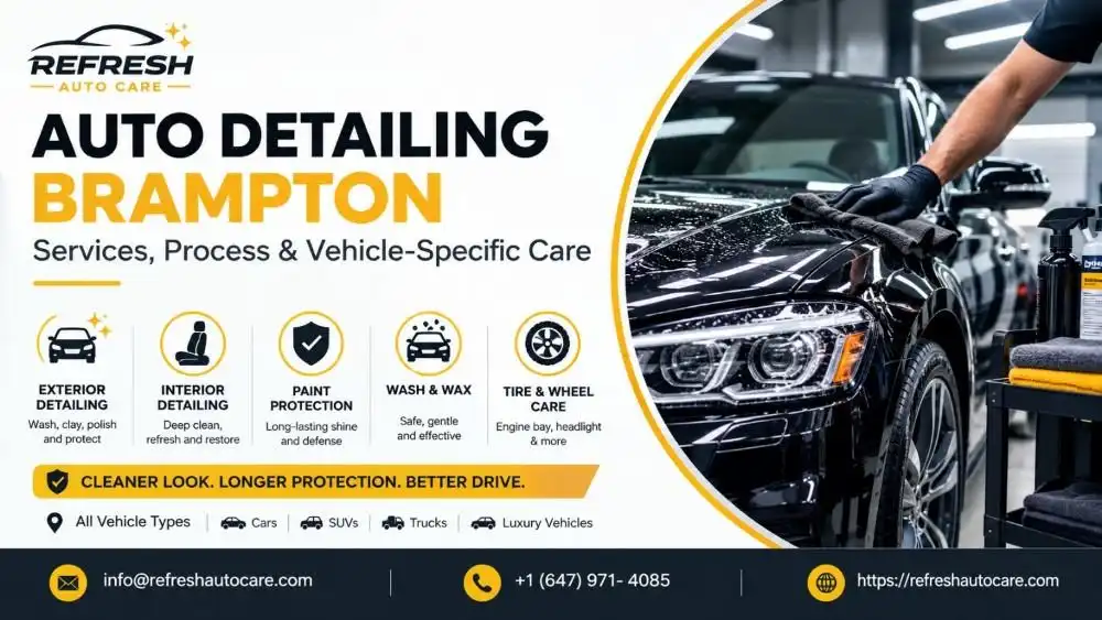 Auto Detailing Brampton: Services, Process & Vehicle-Specific Care